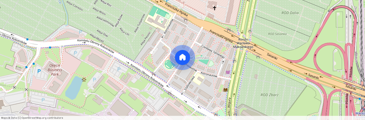 ul. Kazimierza Zarankiewicza, Okęcie, Włochy, Warszawa, mazowieckie