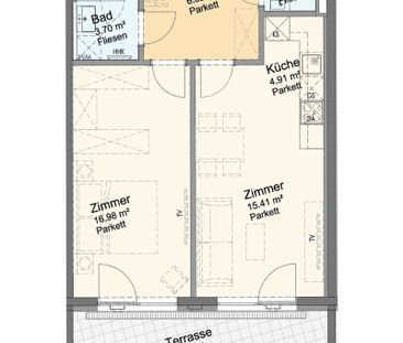 TERRASSENTRAUM | EXKLUSIVE 2 ZIMMER | TOPLAGE IM HERZEN VON GUNTRAM... - Photo 4