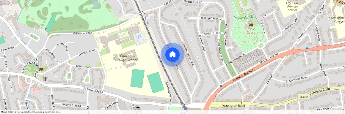 Fairwater Grove West, Llandaff, Cardiff, CF5