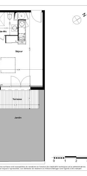 Location Appartement 1 pièce 28m² ST JORY 31790 - Photo 2