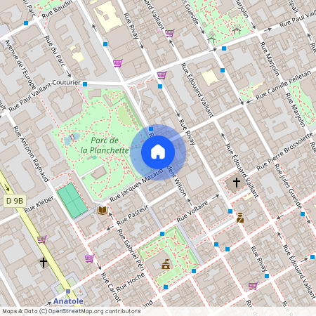 LEVALLOIS PERRET, -, PARC DE LA PLANCHETTE