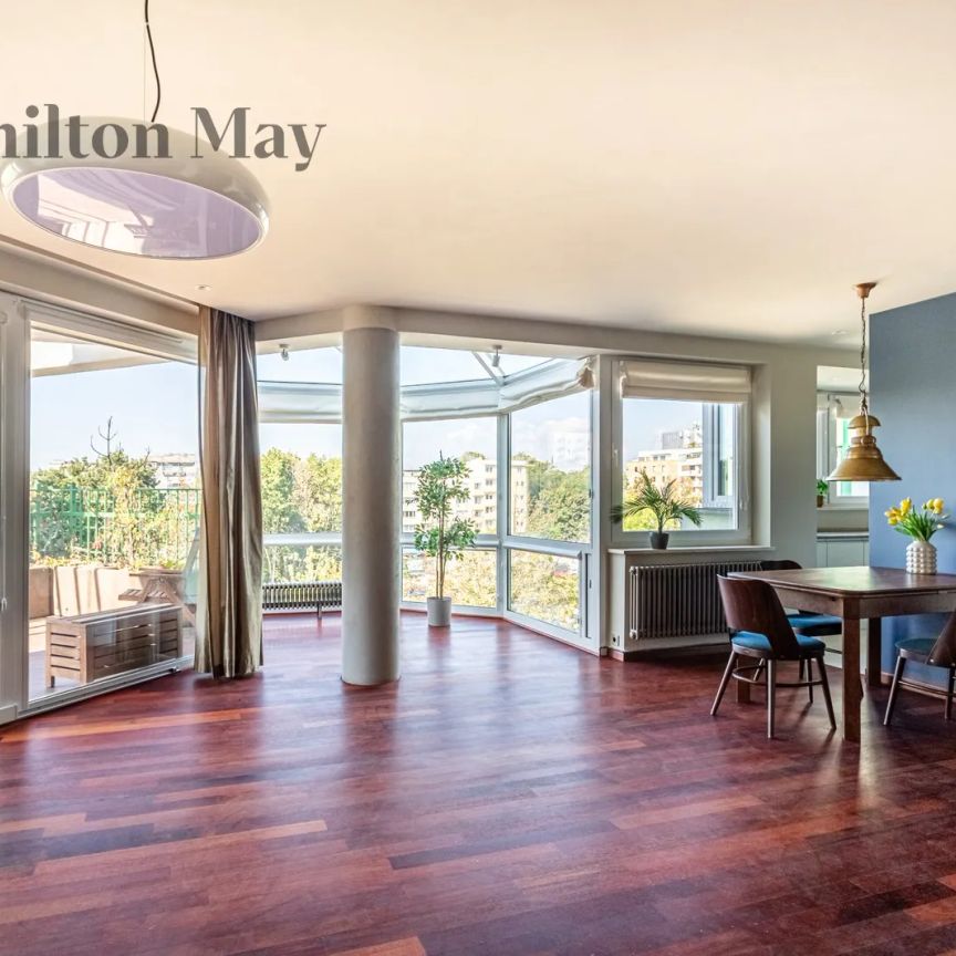 Luksusowo wykończony apartament z dwiema sypialniami na zielonym Mokotowie - Zdjęcie 1