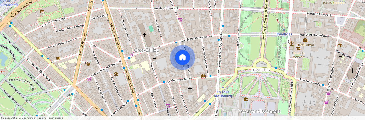 Rue Amélie, Francja, Paris