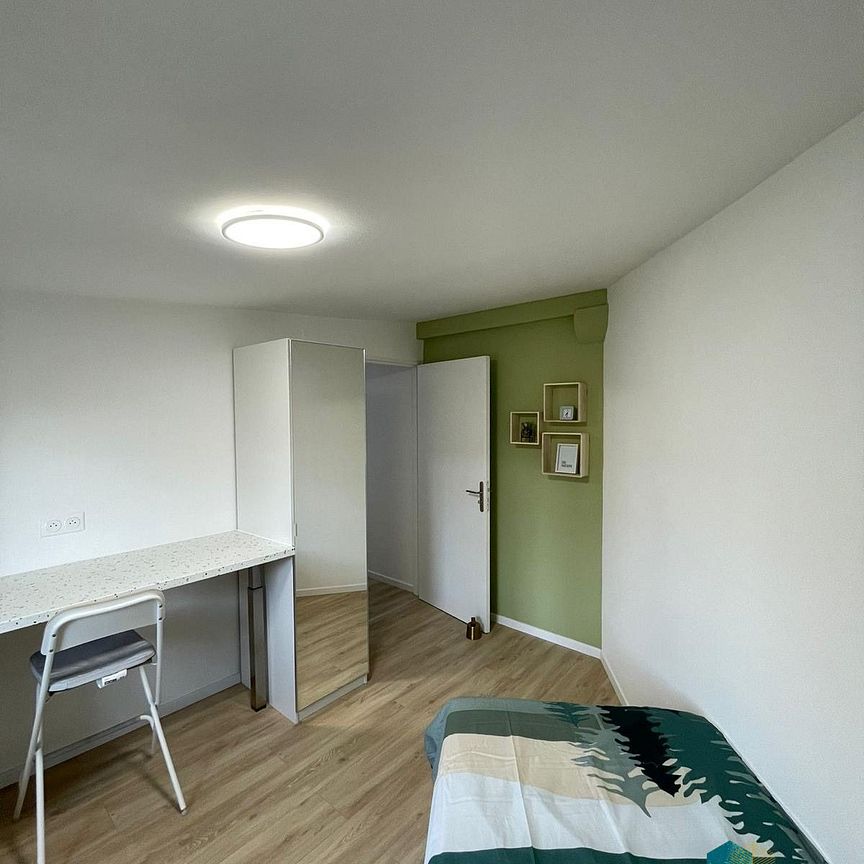 1 Chambre meublée dans T4 - Quartier Gare / Musée d'art moderne - Photo 1