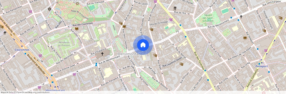 1 Rue des Cascades, 75020 Paris 20