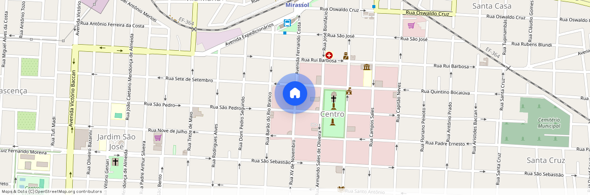Rua 9 De Julho, Centro, SP, Mirassol