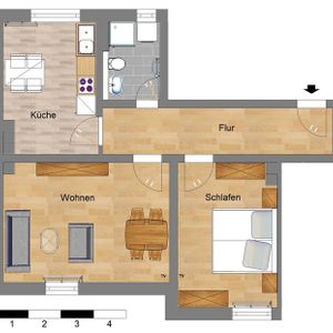 Modernisierte 2-Zimmerwohnung in Hannover-Herrenhausen - Photo 2