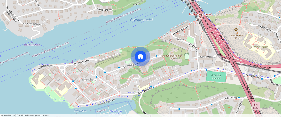 Ekensbergsvägen **, Gröndal