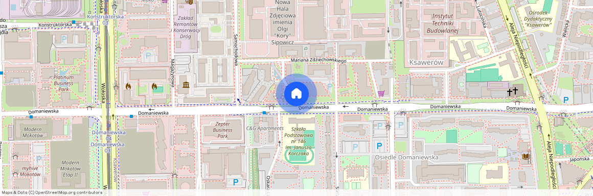 ul. Pęcherska, Ksawerów, Mokotów, Warszawa, mazowieckie