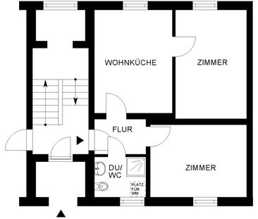 Zentrale 2-Zimmer-Wohnung // EG rechts - Foto 5