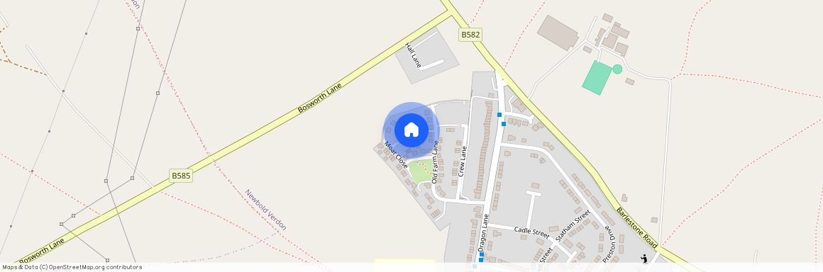 Moat Close, Newbold Verdon, Leicestershire