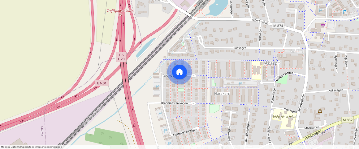 Vågmästarevägen, Åkarp