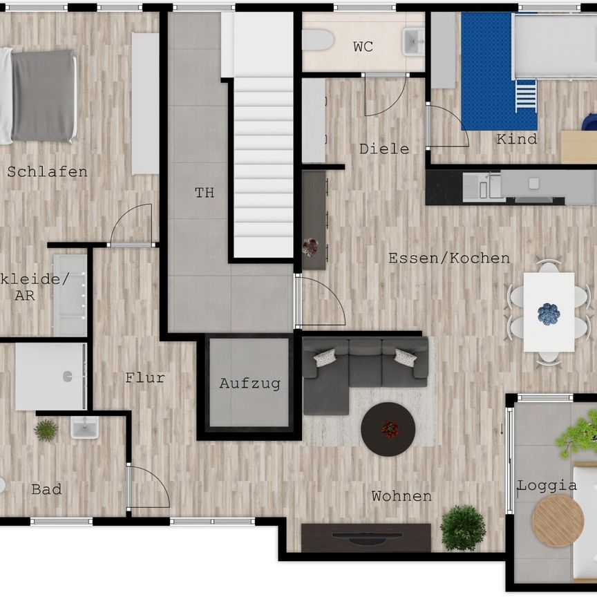 Neubau von 6 barrierearmen Komfort-Mietwohnungen in zentraler Lage von Oberhausen-Mitte - Photo 1