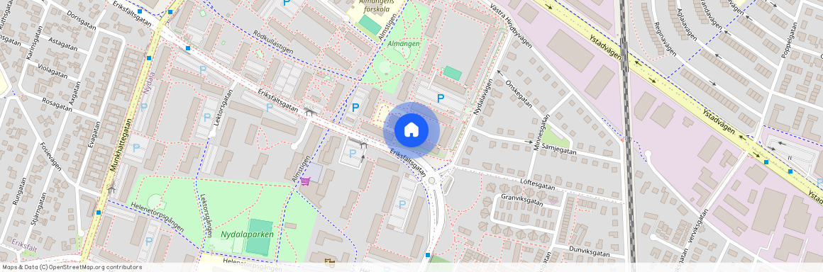 Eriksfältsgatan 78B, Almhög