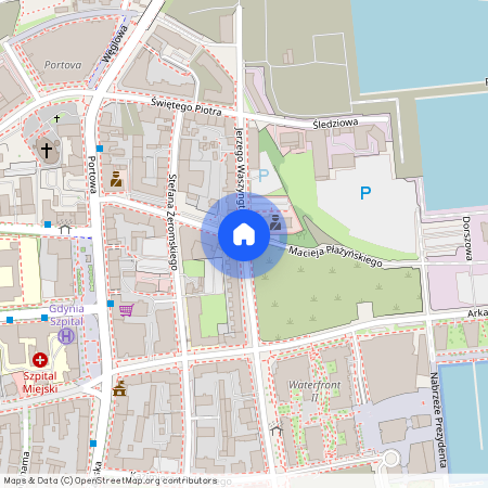ul. Jerzego Waszyngtona, Śródmieście, Gdynia, pomorskie