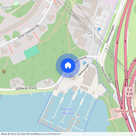 Karlbergs strand, Solna