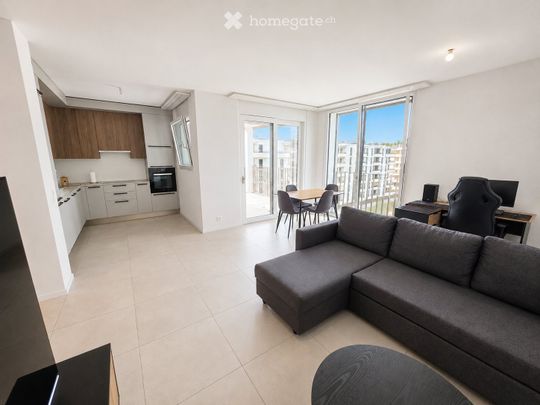 Moderne 2.5-Zimmer-Wohnung mit grossem Balkon in Marly - Photo 1