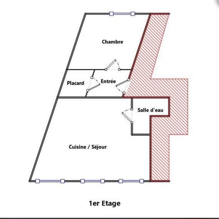 Location Appartement 2 pièces 44m² - Photo 4