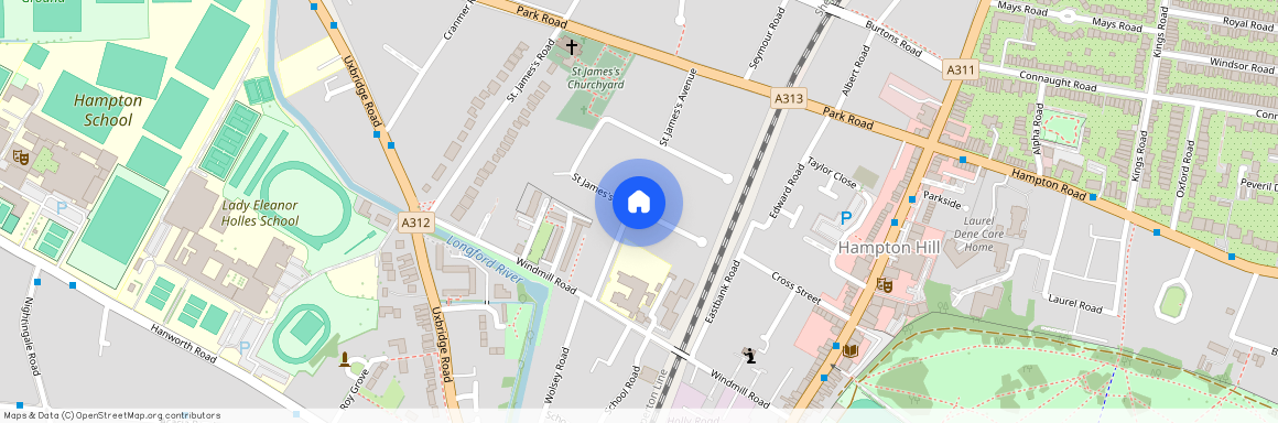 St. James's Avenue, Hampton Hill TW12