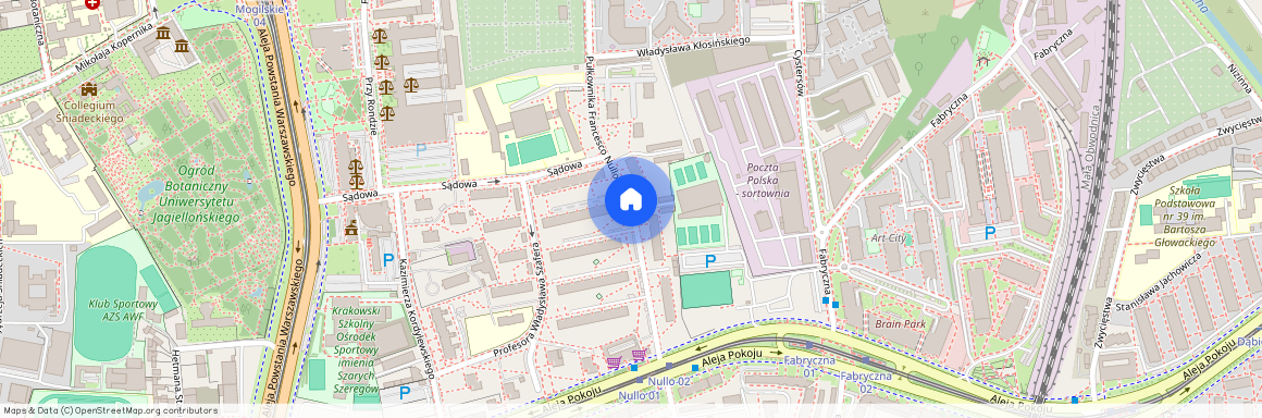 ul. płk. Francesco Nullo, Grzegórzki, Grzegórzki, Kraków, małopolskie