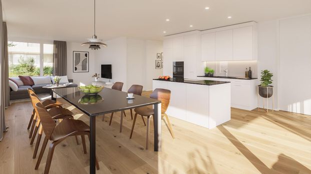 Attraktive 3½-Zimmer-Wohnung mit grosser Terrasse - Foto 1