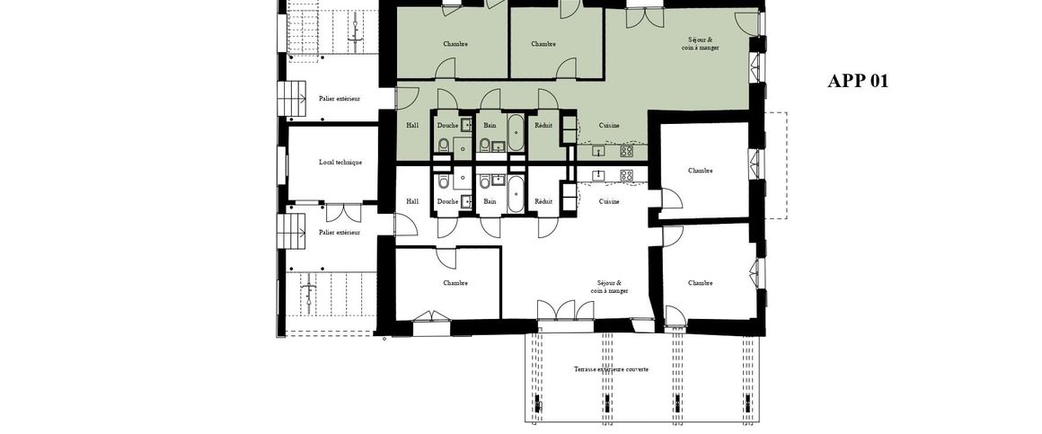 Nouvelle construction - Appartement de 3,5 pièces - Photo 1