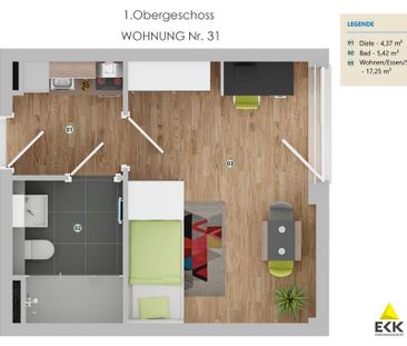 ACHT Wohnungen. ACHT Chancen. Ein Zuhause. 8 top-sanierte 1-Zimmer-... - Photo 5