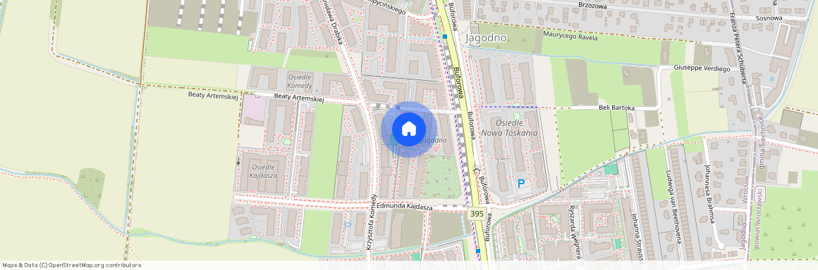 ul. Buforowa, Jagodno, Krzyki, Wrocław, dolnośląskie