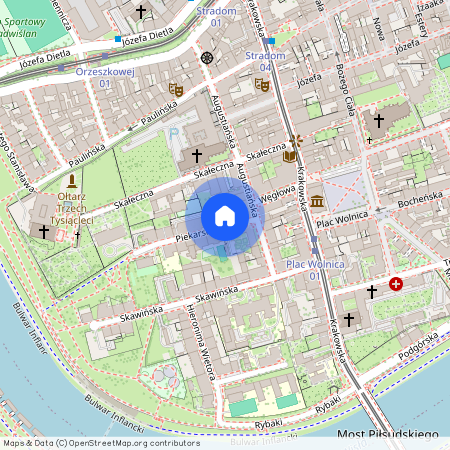 ul. Piekarska, Kazimierz, Stare Miasto, Kraków, małopolskie