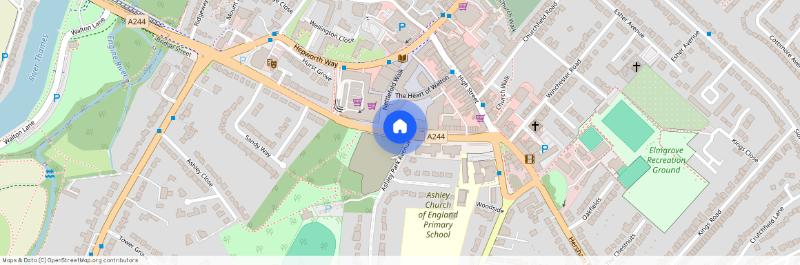 at Walton Court, Station Avenue, Station Avenue KT12