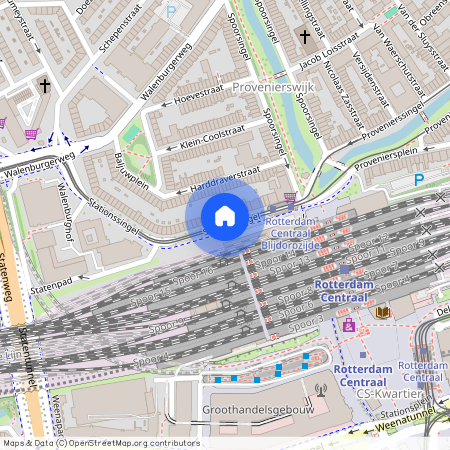 Provenierswijk, 3033 HB, Stationssingel, Rotterdam