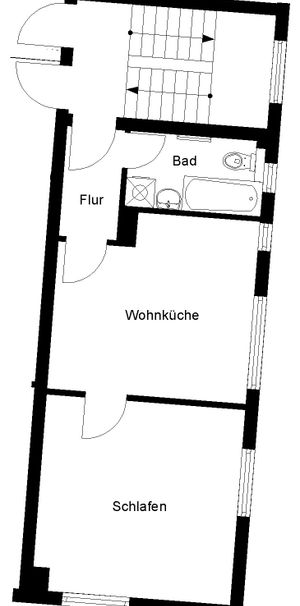 Mehr als gewohnt - Schöne 1-Zimmerwohnung in Wuppertal-Barmen - Photo 2