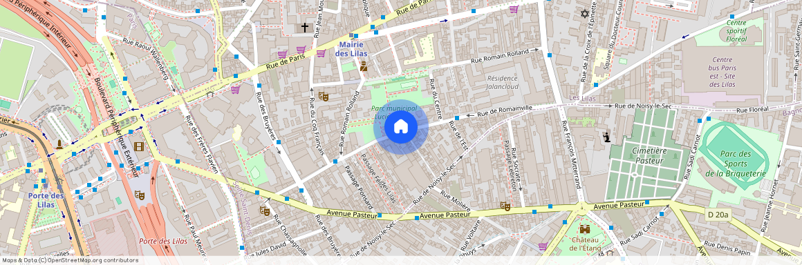 72 Rue de Romainville, 93260 Les Lilas, France