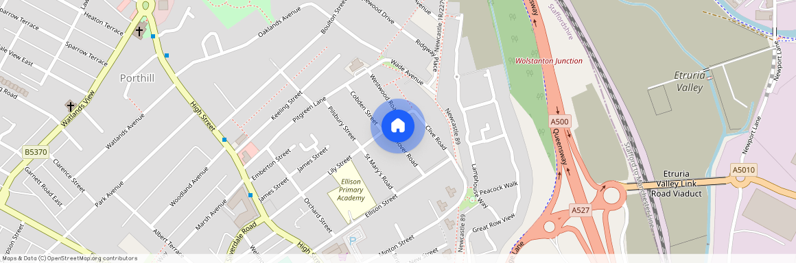 Lily Street, Wolstanton, Newcastle Under Lyme, Staffordshire, ST5