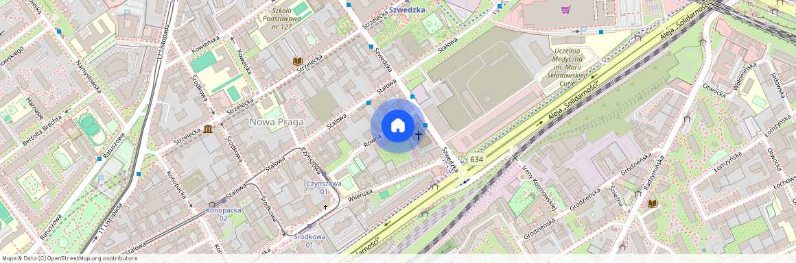 ul. Równa, Nowa Praga, Praga-Północ, Warszawa, mazowieckie