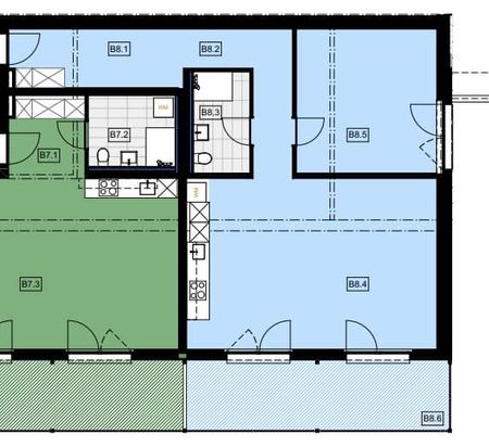 2.5 Zimmer, 83 m², 2. Stock - Photo 4