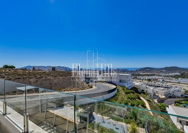 Modern duplex with sea views in Sierra Cortina, Finestrat, Benidorm, Alicante