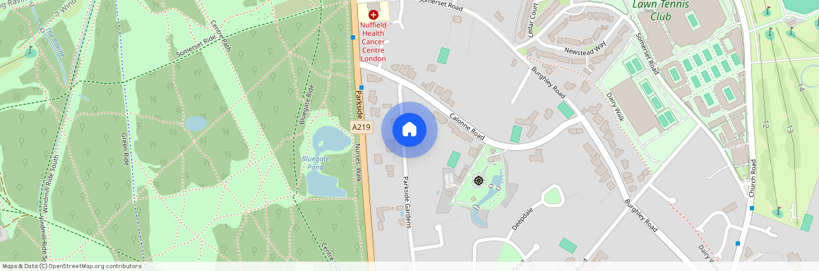 Parkside Gardens, Wimbledon Common, London, SW19