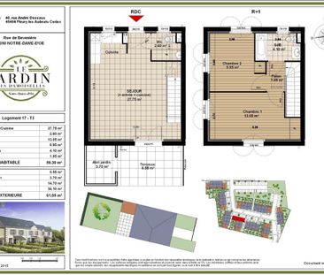 Location Maison 3 pièces 59m² NOTRE DAME D OE 37390 - Photo 4