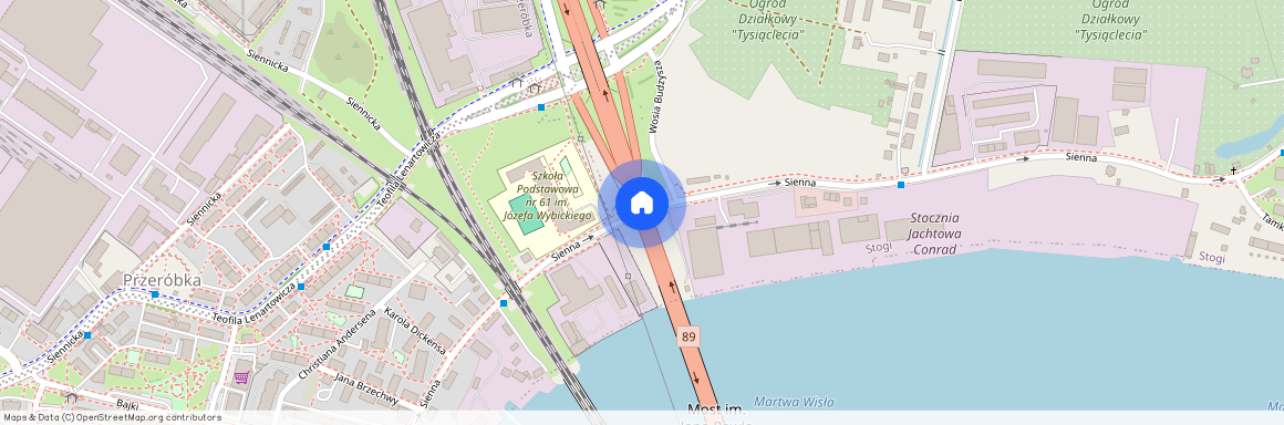 ul. Sienna, Stogi, Gdańsk, pomorskie