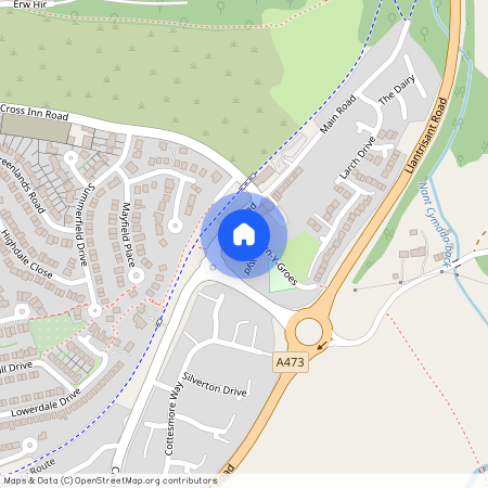 Cwrt Illtyd, Llantrisant, CF72 8SN, Cross Inn