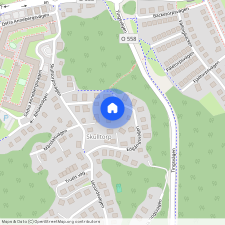 Edgångsvägen, Partille