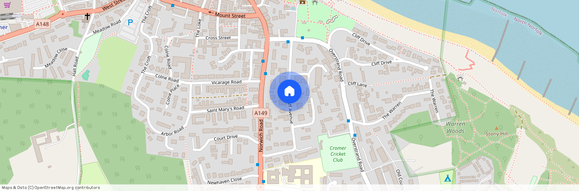 Cliff Avenue, Cromer, NR27