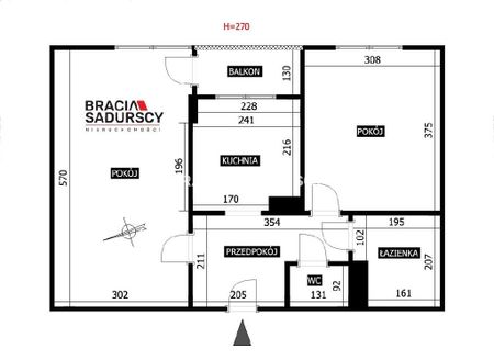 Mieszkanie Kraków Dębniki powierzchnia 45.0 m² C206-WM-96904 - Zdjęcie 4
