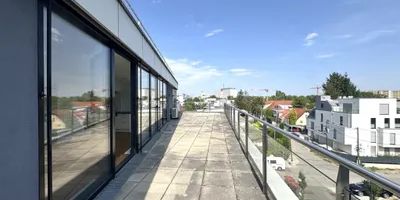 Terrassentraum zwischen Donauzentrum und Alter Donau - 3-Zimmer inkl. Klimaanlage und Einbauküche - - Photo 3