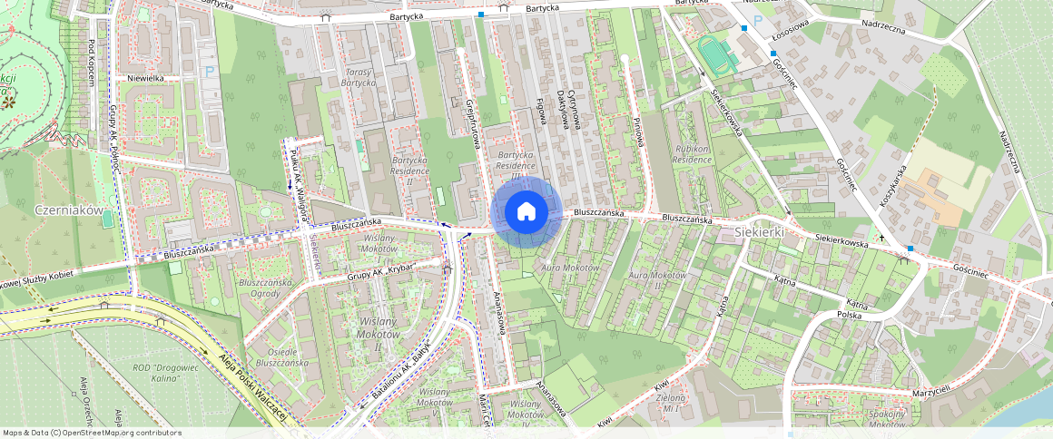 Warszawa Mokotów, Bluszczańska