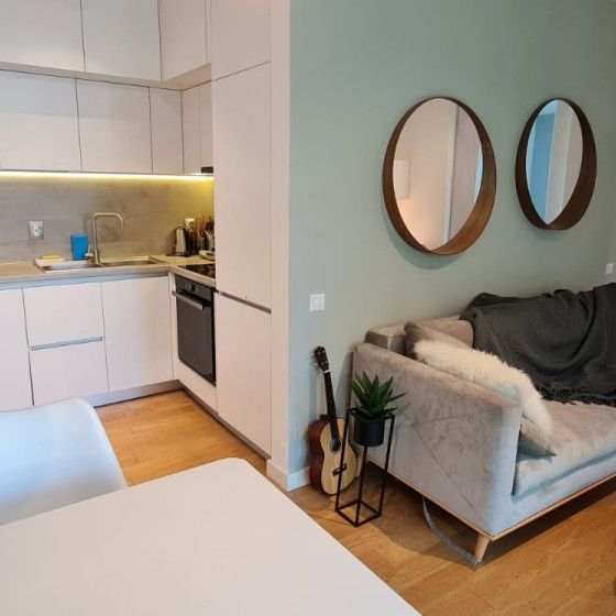 Apartment for rent in the central area of Cluj-Napoca, at 5 minutes by foot to the University of Medicine and Pharmacy, consisting of living-room with kitchen, bedroom and a 20 sqms terrace - Fotografie 1