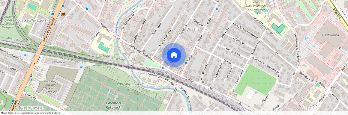 Brzesko • ul. Błękitna