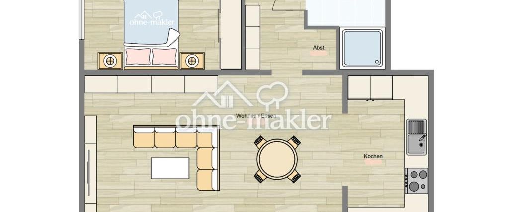 2 Zimmer Erstbezug ca. 60 qm² barrierefrei Terrasse modern - Foto 1