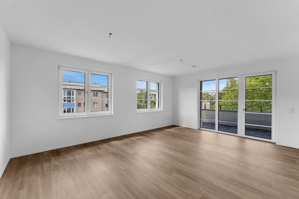 2-Zimmer-Neubauwohnung mit großem Balkon und Einbauküche - Foto 1